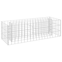 Gabionen Hochbeet ROON aus Stahl | 90x30x30cm | Steinkorb Ga