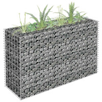 Gabionen Hochbeet ROON aus Stahl | 90x30x60cm | Steinkorb...