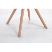 Besucherstuhl TAIPEI - Stoff Blau 48x56x84 cm | Besucherst&u