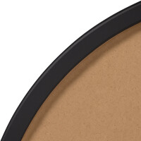 Standspiegel MALAGA - Glas Schwarz-matt 40x3x140 cm | Ganzk&