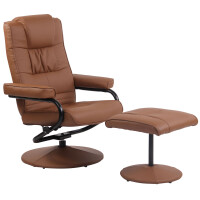 Lounger Sessel HELSIN - Kunstleder Hellb gallery