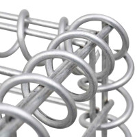 Gabionen Hochbeet ROON aus Stahl | 450x30x10cm | Steinkorb G