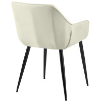 Esszimmerstuhl HORID - Stoff Creme 52x63x82 cm | Essstü