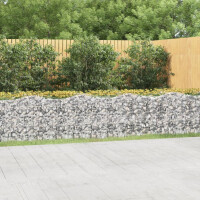 Gabionen Hochbeet BOGI aus Eisen | 800x50x100cm | Hochbogen 