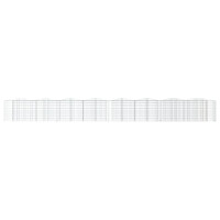 Gabionen Hochbeet BOGI aus Eisen | 800x50x100cm | Hochbogen 
