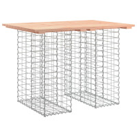 Gartenbank Gabionen TELLE aus Stahl | 100x70x72cm...