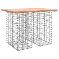 Gartenbank Gabionen TELLE aus Stahl | 100x70x72cm...