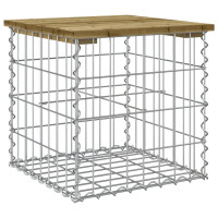 Gartenbank Gabionen BIKS aus Stahl | 43x44x42cm...