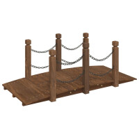 Holzbr&uuml;cke mit Kettengel&auml;nder ROBBI...