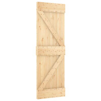Schiebet&uuml;r Holz KEOR rustikal Natur | 70x210cm,...