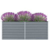 Hochbeet f&uuml;r Garten OSKAR Grau | 160x80x45cm |...