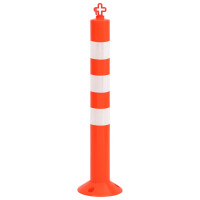 Absperrpfosten TIMM 10er Set mit Kette 75 cm PE 3