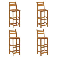 Barhocker LENI 4er Set Massivholz Akazie gallery