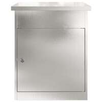 Paketbox KILI mit Speicher Silber 47,5x38x59 cm Edelstahl 5