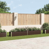 Hochbeet f&uuml;r Garten OSKAR Braun | 320x40x45cm |...