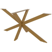 Tischgestell Metall KRYT Gold | inkl. Schrauben +...