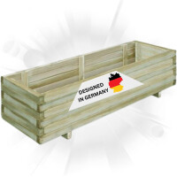 Hochbeet aus Kiefernholz MILA | Gr&uuml;n,...