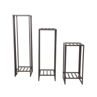 Pflanzständer GEORG 3er Set, schwarz 3