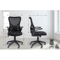 Bürostuhl Ergonomisch CHOPO Schreibtischstuhl mit Netzb