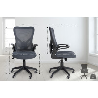 Bürostuhl Ergonomisch CHOPO Schreibtischstuhl mit Netzb