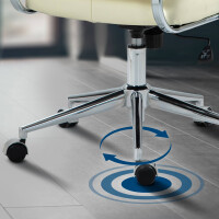 Bürostuhl Ergonomisch EVOK Schreibtischstuhl Echtleder 